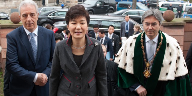 Park Geun-hye an der TU Dresden