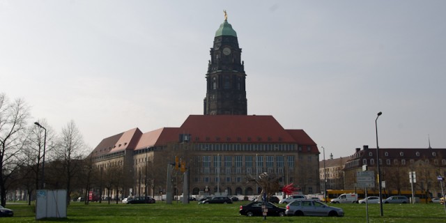 Bei der Rathaussanierung in Dresden gibt es Probleme
