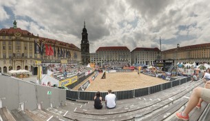 Beach-Volleyball Altmarkt Dresden