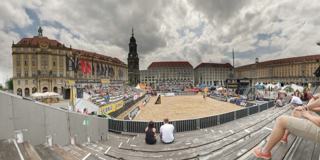 Beach-Volleyball Altmarkt Dresden