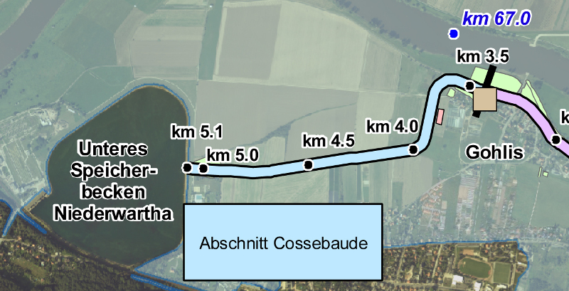 Startschuss für Deichbau in Cossebaude – 1,5 Kilometer lang und 4,5 Meter hoch