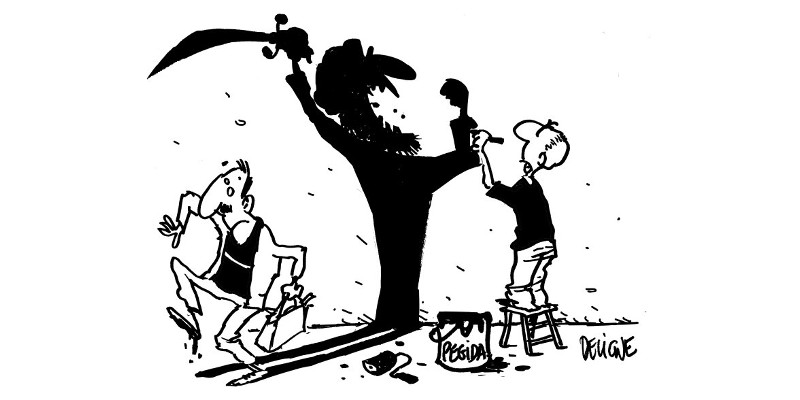 Karikatur frederic deligne