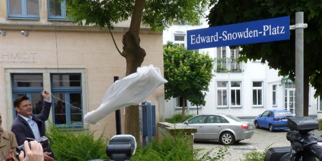 edward-snowden-Platz enthuellung