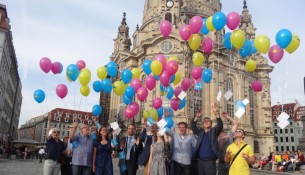 FDP Dresden 25 Jahre ballonaktion