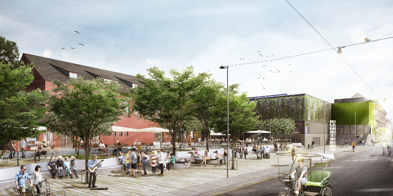 Neustadt: Neuer Platz vor der Scheune soll im März 2016 fertig sein