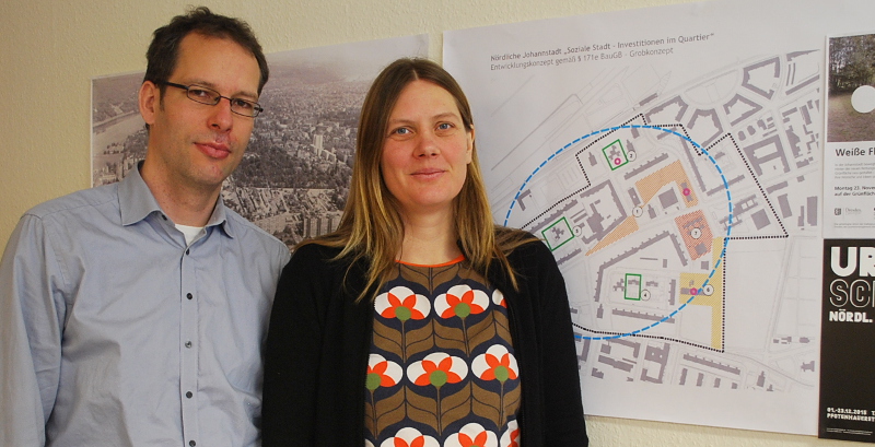 Quartiersmanager in der Johannstadt: Über kleine Projekte, Transparenz und Bürgerbeteiligung